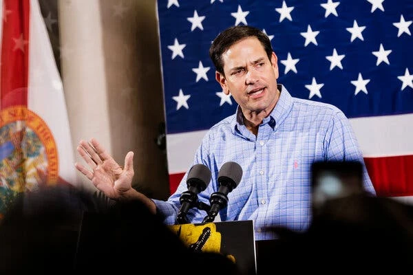 Ngoại trưởng Mỹ Marco Rubio. Ảnh: The New York Times