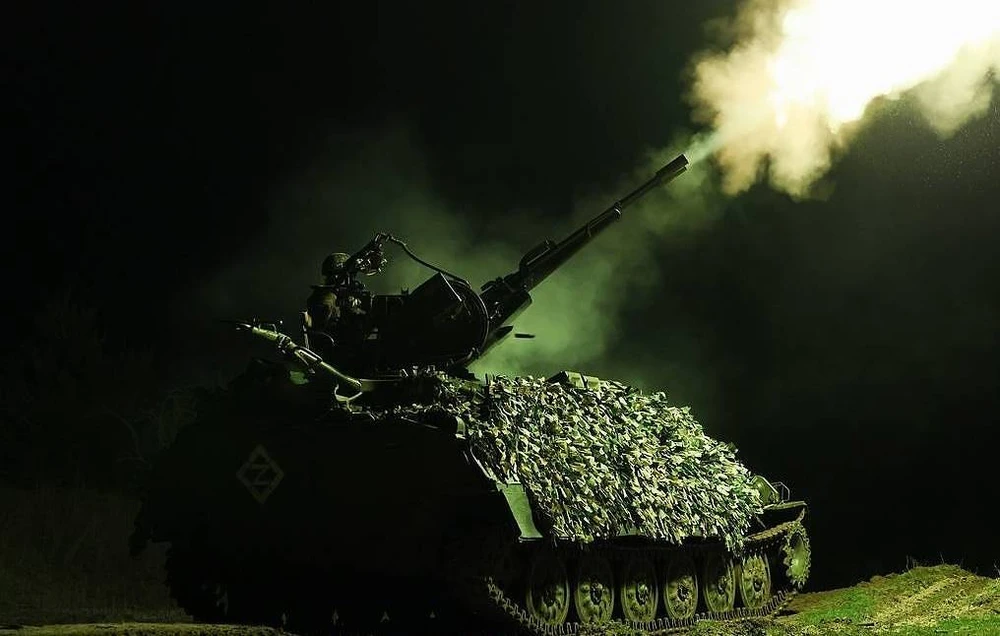 Binh sĩ Nga hoạt động trên chiến trường Ukraine. Ảnh: TASS