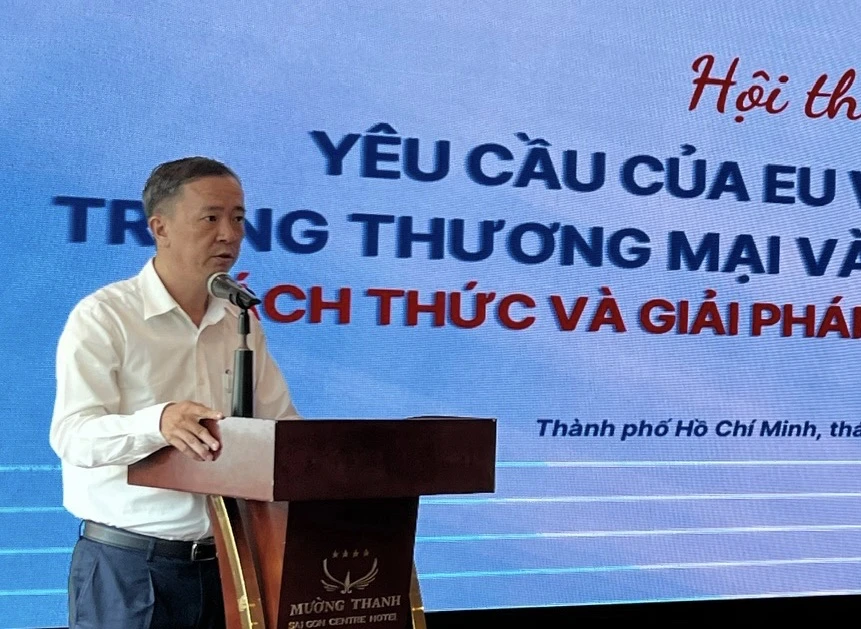 Ông Huỳnh Minh Vũ, Phó Giám đốc Phụ trách Trung tâm Hỗ trợ Hội nhập quốc tế TP.HCM.