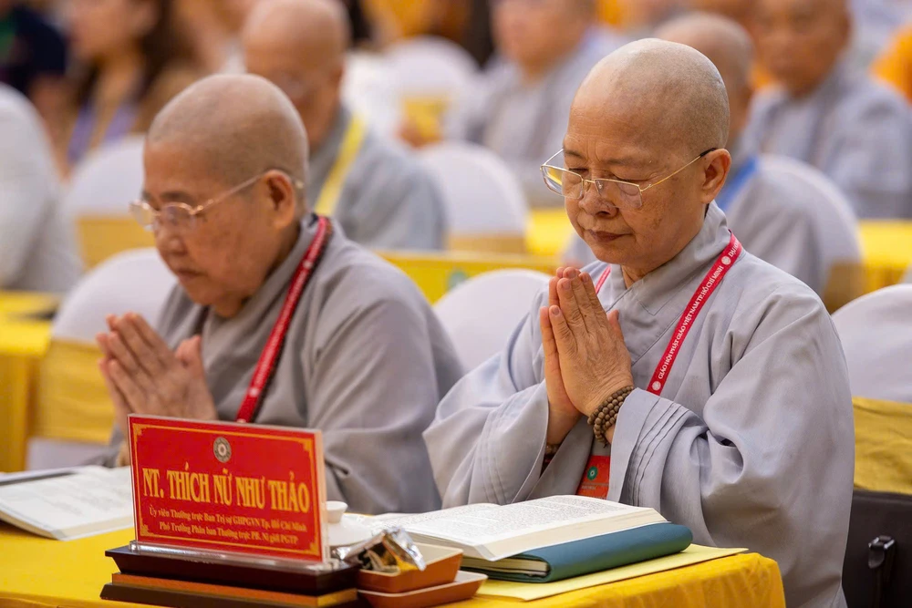 Các đại biểu tham dự đại hội. Ảnh: HẢI NHI