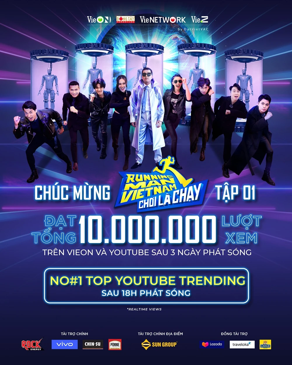 Tập 1 Running Man Vietnam - Chơi Là Chạy đạt tốp 1 trending Youtube ảnh 1