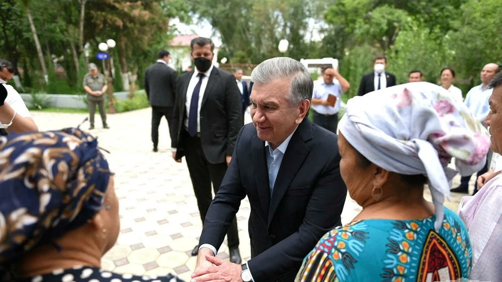 Tổng thống Uzbekistan – ông Shavkat Mirziyoyev. Ảnh: REUTERS Tổng thống Uzbekistan – ông Shavkat Mirziyoyev. Ảnh: REUTERS