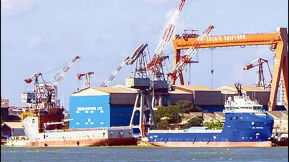 Tàu Nga chở thiết bị quân sự bị bắt giữ ở Ấn Độ. Ảnh: HINDUSTANTIMES