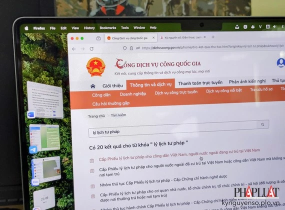 lý lịch tư pháp