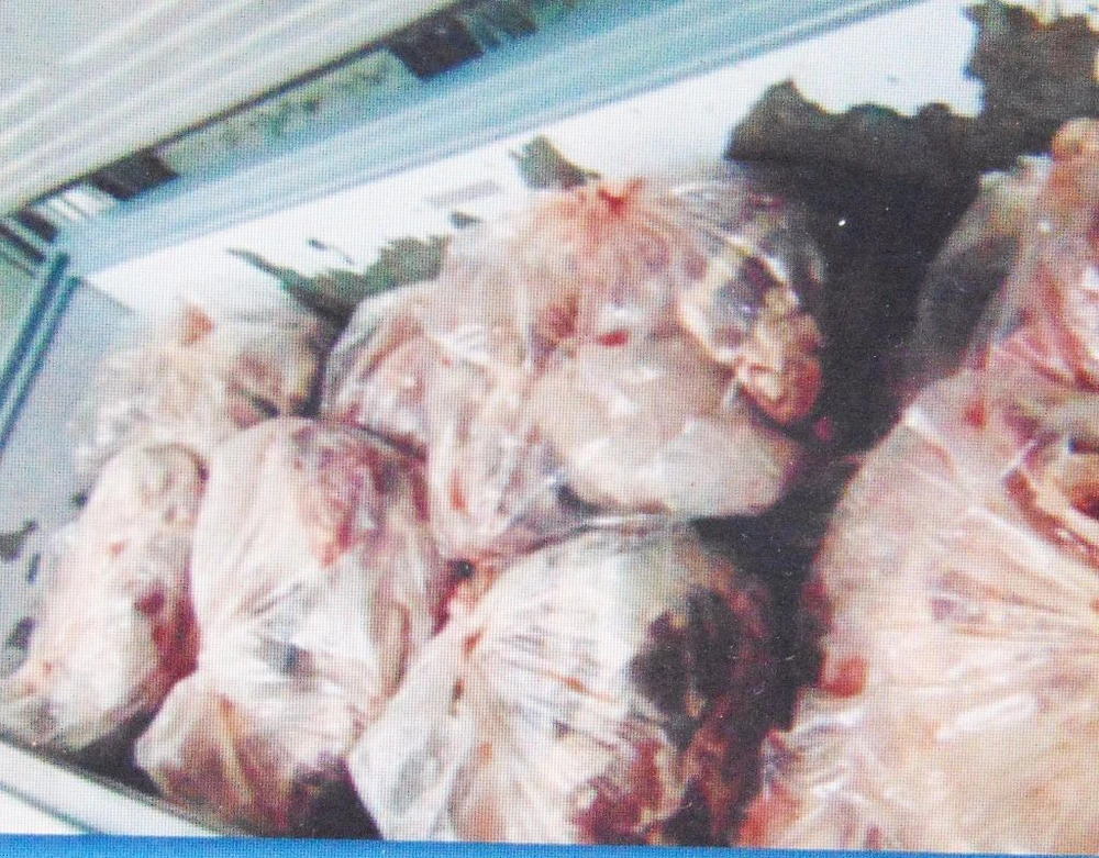 Phạt 106 triệu đồng do kinh doanh thịt nhiễm khuẩn ảnh 2 thịt không đạt tiêu chuẩn