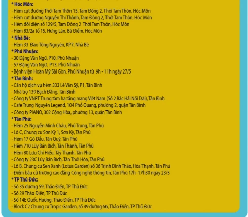 7 điểm ở TP.HCM phải thực hiện cách ly tập trung do liên quan ca nhiễm COVID-19 ảnh 3