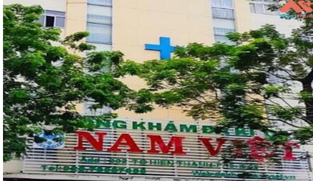 Phòng khám đa khoa Nam Việt. Ảnh: SỞ Y TẾ