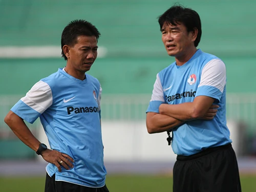  HLV Hoàng Anh Tuấn và HLV Phan Thanh Hùng