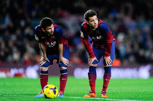 Tiền đạo Lionel Messi của Barcelona