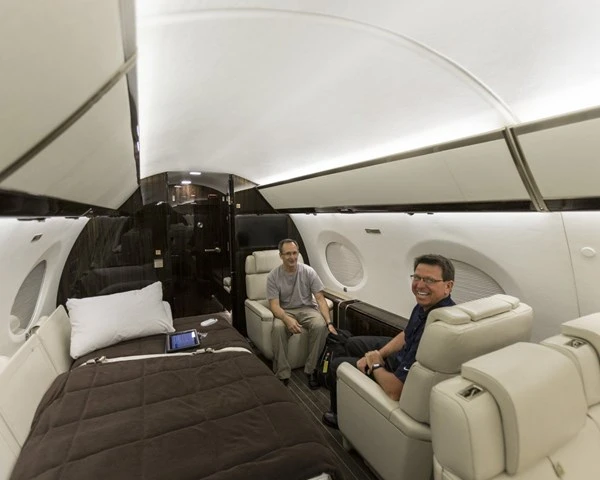 Nội thất cực “đỉnh” bên trong máy bay của giới tỷ phú ảnh 13