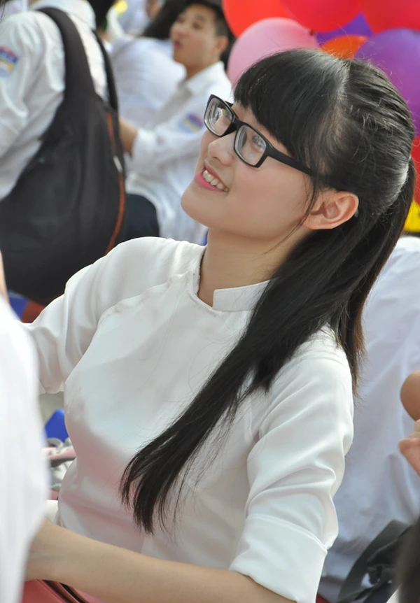 vẻ đẹp, nữ sinh, Chu Văn An, bế giảng, xa trường