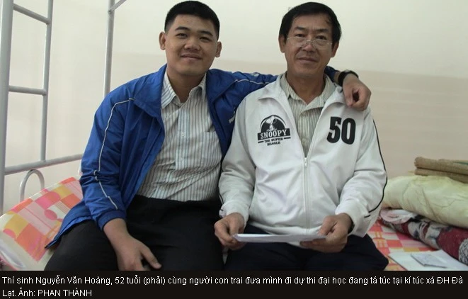 Lặn lội 140km đường đèo đưa cha đi thi đại học ảnh 1 Lặn lội 140km đường đèo đưa cha đi thi đại học ảnh 1