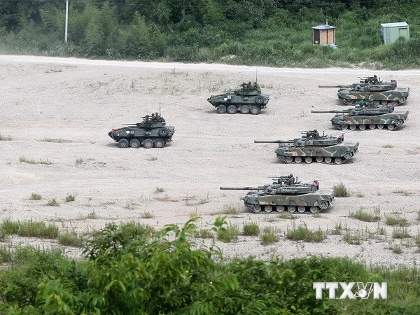 Triều Tiên dọa tấn công phủ đầu cuộc tập trận chung Hàn-Mỹ ảnh 1