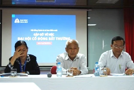 Sở GD-ĐT TP.HCM chưa công nhận HĐQT mới của ĐH Hoa Sen ảnh 1