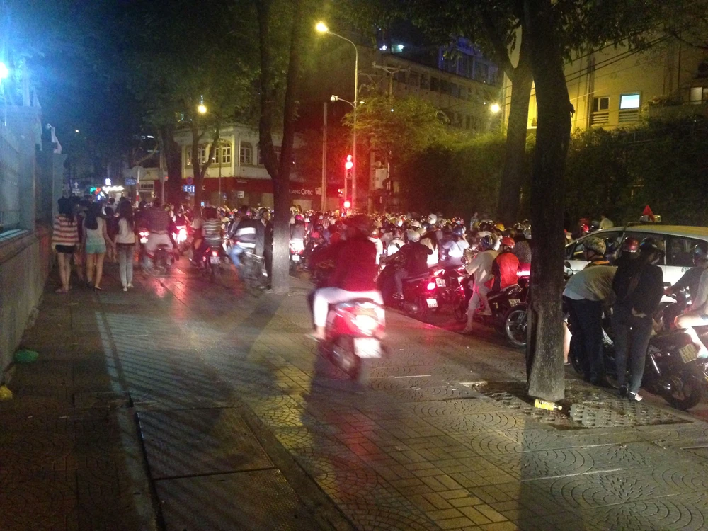 TP.HCM đón năm mới 2015 bằng màn pháo hoa hoành tráng ảnh 13