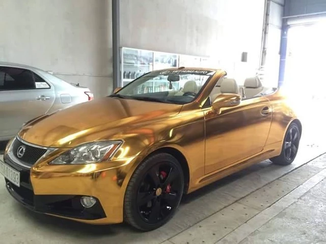 siêu xe, mui trần, mạ vàng, Hải Phòng, đại gia, Lexus