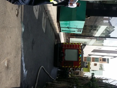 Cháy dưới tầng hầm tòa nhà MB Sunny Tower ảnh 5