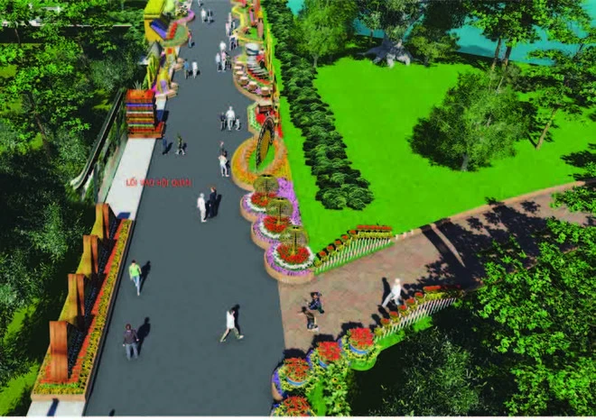 Ngắm đường hoa 'Xuân Đồng Nai 2015' 11 tỷ đồng ảnh 2