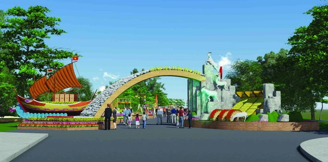 Ngắm đường hoa 'Xuân Đồng Nai 2015' 11 tỷ đồng ảnh 1