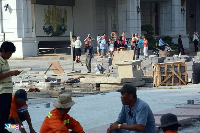 Phố đi bộ dài 640 m ở Sài Gòn trước ngày khánh thành