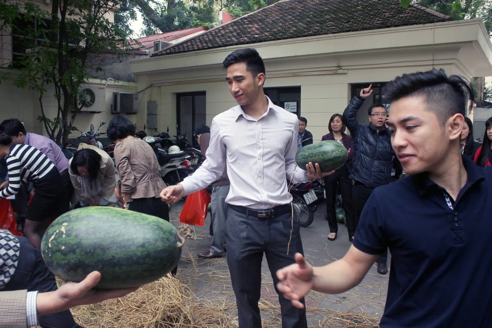 Bộ Công Thương mua dưa hấu ủng hộ nông dân ảnh 1