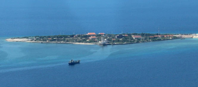 Toàn cảnh đảo Trường Sa lớn (Ảnh: VIỄN SỰ)