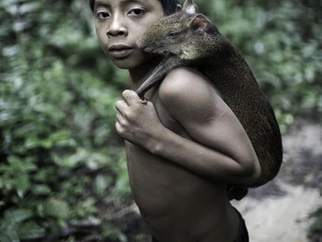 Bộ tộc kỳ lạ: Nhận động vật hoang dã làm con ảnh 8