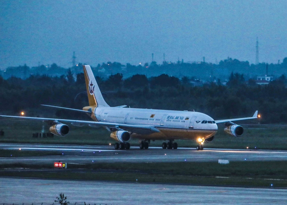 Quốc vương Brunei lái chuyên cơ đến Đà Nẵng dự APEC ảnh 1