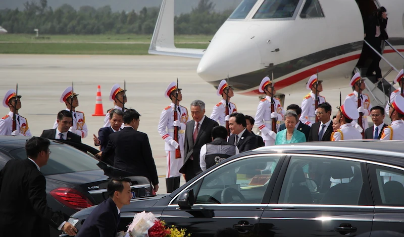 Thủ tướng Canada và Singapore đã tới Đà Nẵng ảnh 3