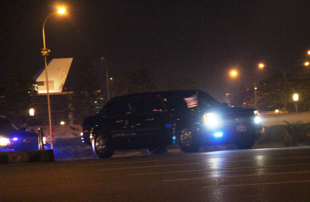 Chùm ảnh Tổng thống Donald Trump tới Hà Nội ảnh 7