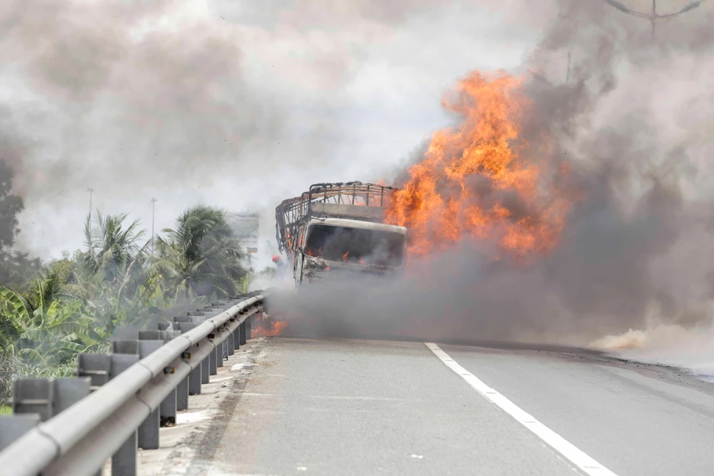 Hiện trường xãy ra vụ cháy