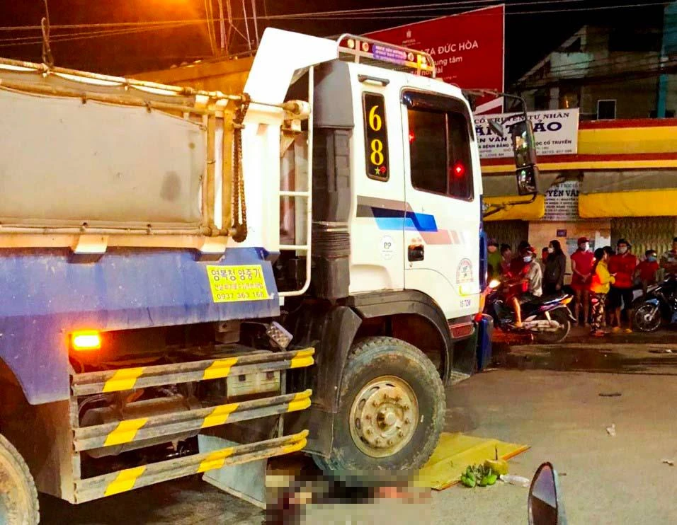 Hiện trường vụ tai nạn.