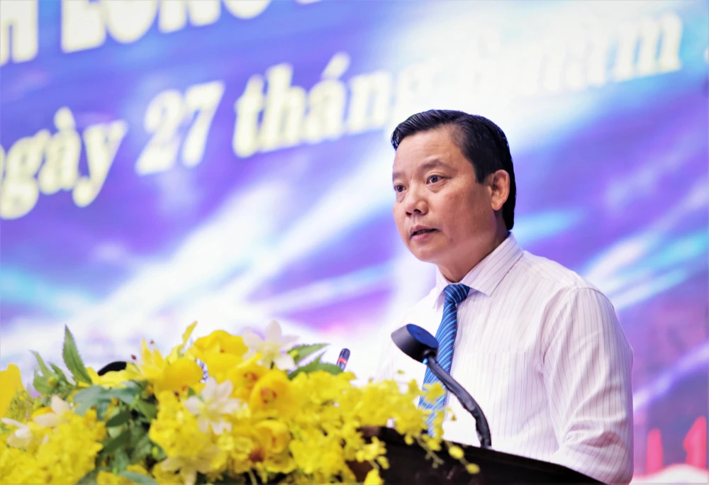 Phó Chủ tịch UBND tỉnh – Phạm Tấn Hòa phát biểu tại lễ bế mạc