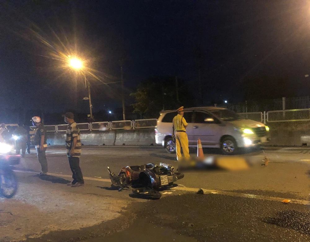 Hiện trường vụ tai nạn. Ảnh: HD