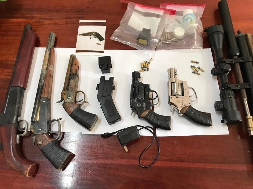 Tang vật thu giữ của vụ án. Ảnh: CACC