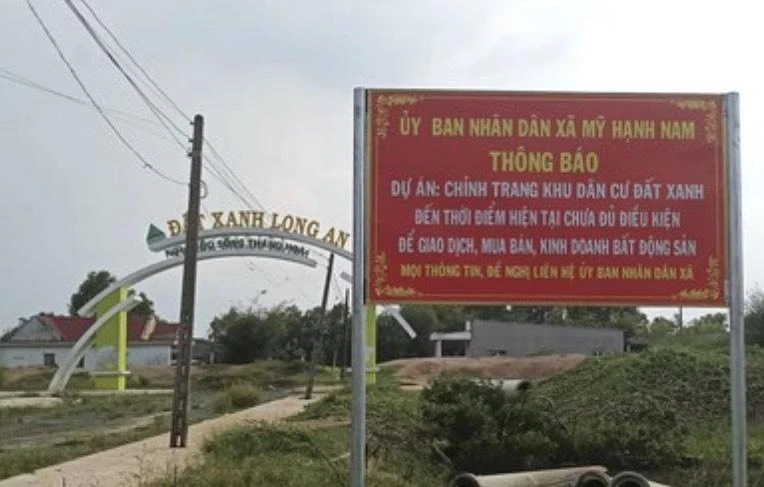 Dự án Chỉnh trang Khu dân cư Đất Xanh.