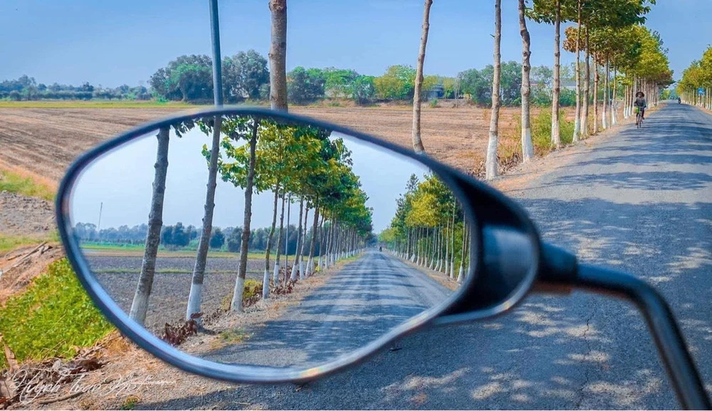 Cảnh đẹp quê hương Vĩnh Hưng luôn được Kiệt thể hiện qua niềm đam mê của mình. Ảnh: Tuấn Kiệt