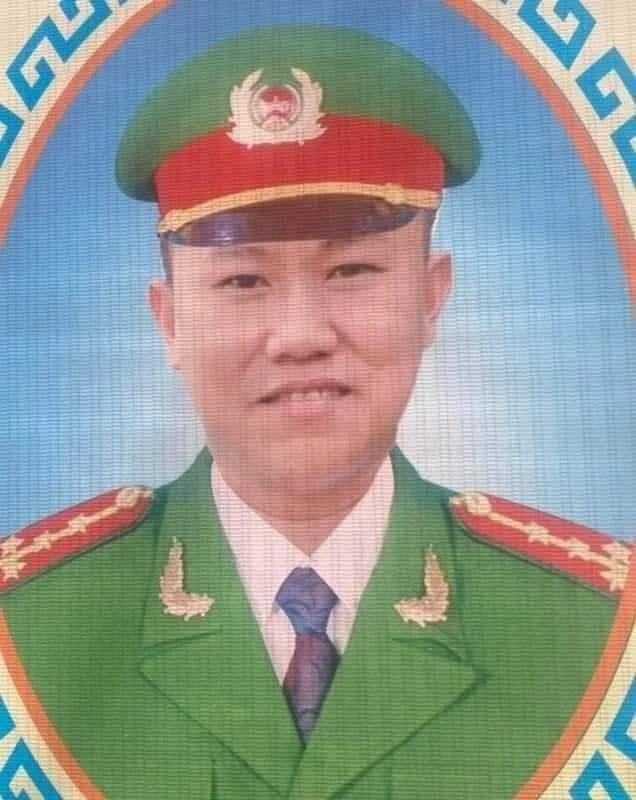 Di ảnh Đại úy Khôi. Ảnh: CTV