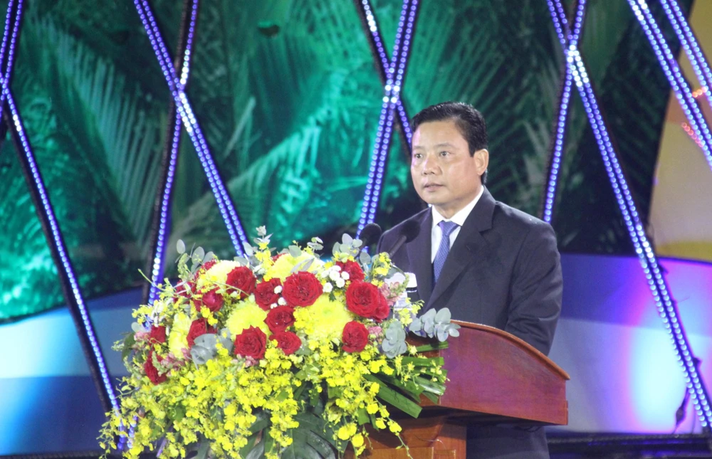 Phó Chủ tịch UBND tỉnh - Phạm Tấn Hòa phát biểu bế mạc. Ảnh: HD