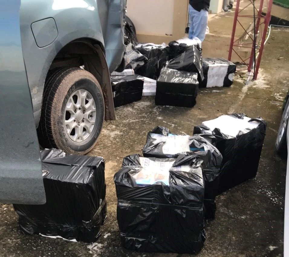 Tang vật thuốc lá nhập lậu bị thu giữ. Ảnh: CTV