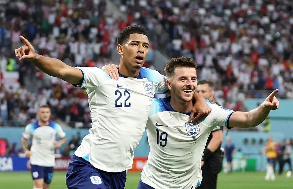 Jude Bellingham đã khai thông màn hủy diệt của tuyển Anh trước Iran. Ảnh: Getty