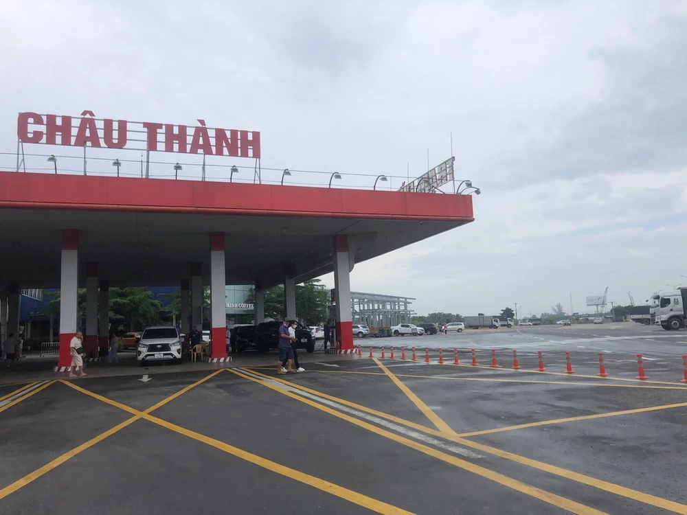 Trạm dừng chân Cao tốc TP.HCM - Trung Lương hướng miền Tây đi TP.HCM. Ảnh: HUỲNH DU