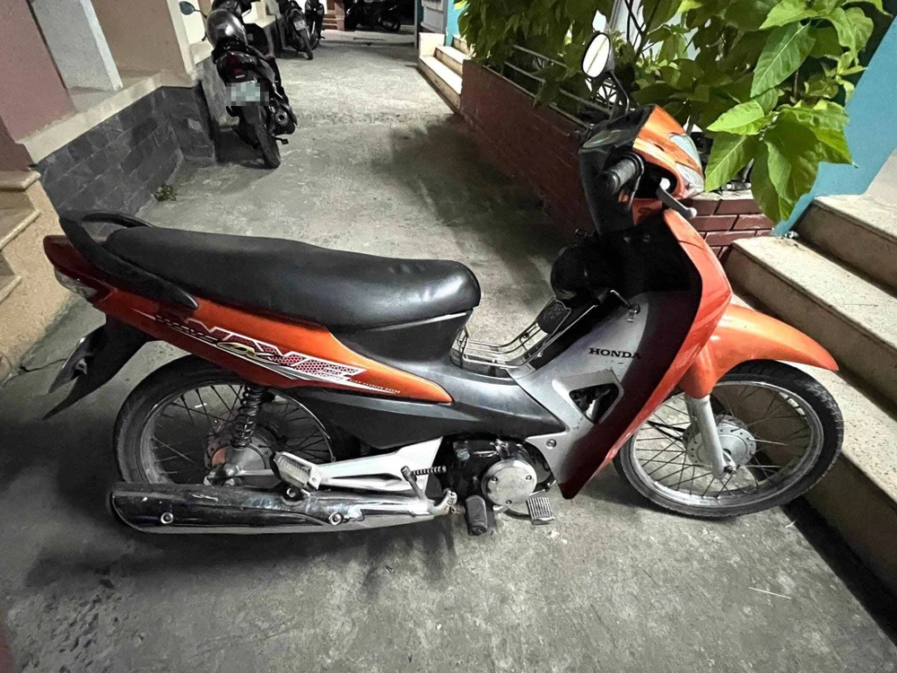 Chiếc xe do Phạm Châu Thanh cướp được và đang trên đường tẩu thoát. Ảnh: CACC