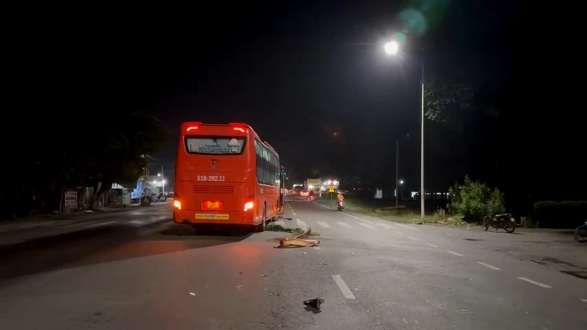 Hiện trường vụ tai nạn. Ảnh: KIM HƯỚNG