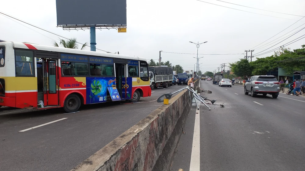 Hiện trường vụ tai nạn