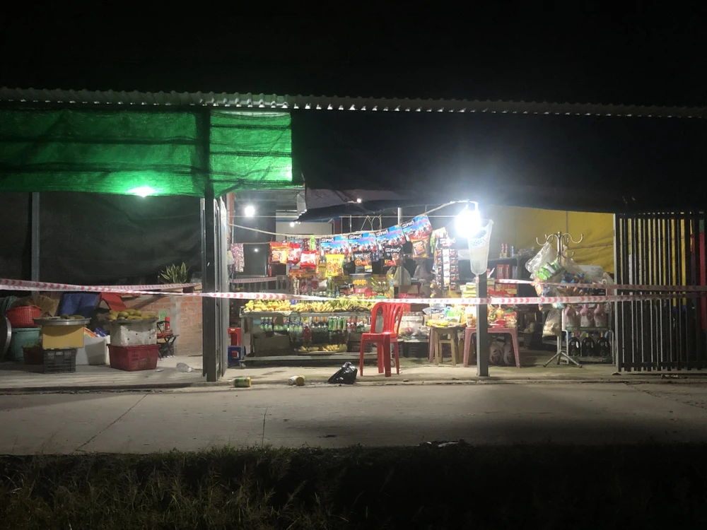 Hiện trường vụ án. Ảnh: HUỲNH DU