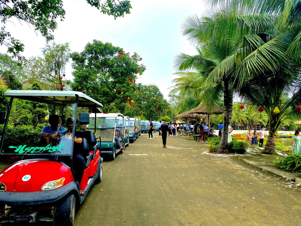 Long An đón khoảng 40.000 lượt khách đến tham quan du lịch. Ảnh: CTV