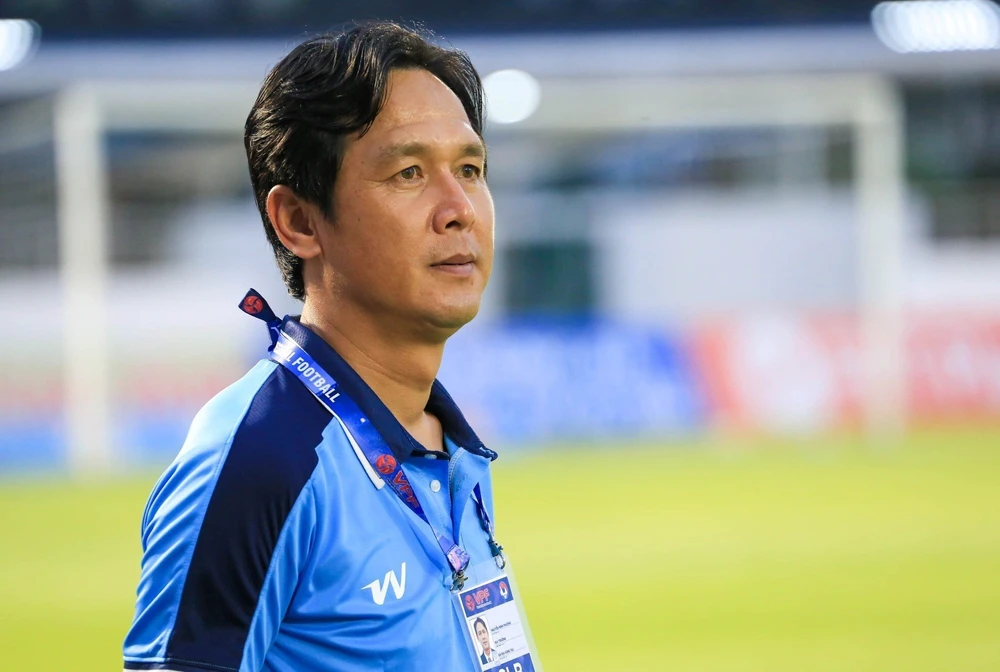 Minh Phương nếm trái đắng khi trở lại sân Long An. Ảnh: HD