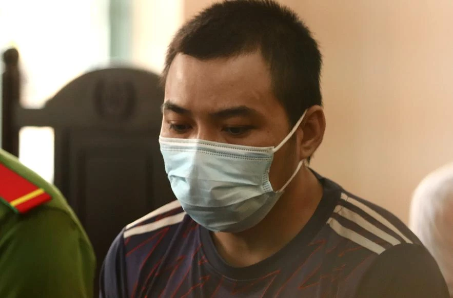 Bị cáo Nguyễn Thanh Ninh tại phiên tòa. Ảnh: HUỲNH DU