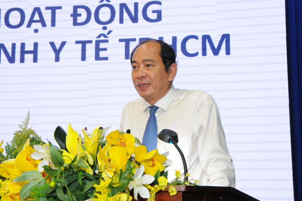 Giám đốc Sở Y tế TP.HCM, ông Tăng Chí Thượng. Ảnh: HUỲNH DU